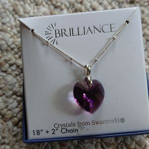 Brilliance crystals from swarovski heart n…